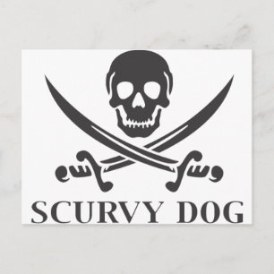 Scurvy Dog Briefkaart