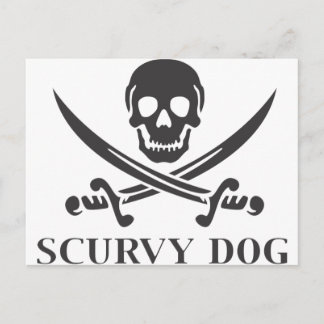 Scurvy Dog Briefkaart