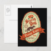 Scurvy Dog Oranje Lager Briefkaart (Voorkant / Achterkant)