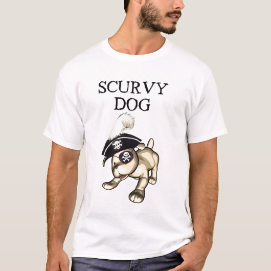 Scurvy dog t-shirt (Voorkant)