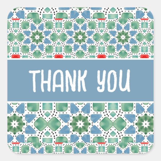 SCV 8c Vierkante Sticker (Voorkant)