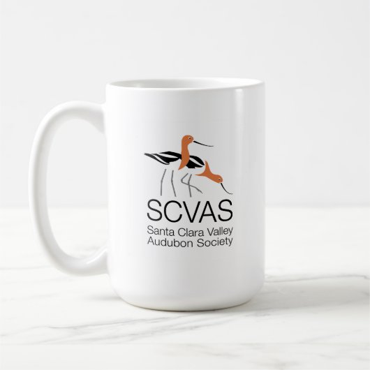SCVAS-Mok: LOGO 2 Koffiemok (Links)