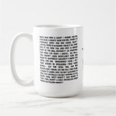 SCVAS-Mok: Twee kanten van het gesprek Koffiemok (Links)