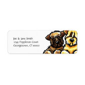 SCWT Brown en Gold Etiket (Voorkant)