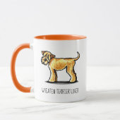 SCWT Wheaten Terrier Lover - Gepersonaliseerd Mok (Links)