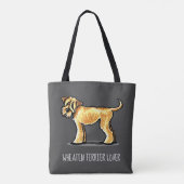 SCWT Wheaten Terrier Lover Persoonlijke Canvas tas (Achterkant)