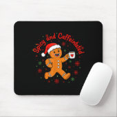 Scy And Caffeinated Coffee Men Women Gingerbread C Muismat (Met muis)
