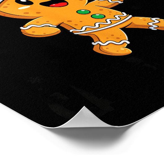 Scy And Caffeinated Coffee Men Women Gingerbread C Poster (Hoek)