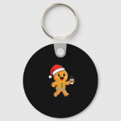 Scy And Caffeinated Coffee Men Women Gingerbread C Sleutelhanger (Voorkant)