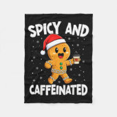 Scy And Caffeinated Coffee Women Gingerbread Chris Fleece Deken (Voorkant)