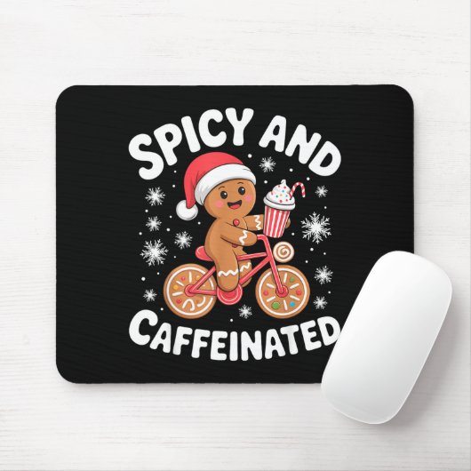 Scy And Caffeinated Gingerbread Funny Coffee Chris Muismat (Met muis)