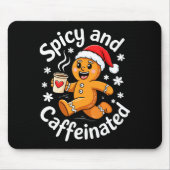 Scy And Caffeinated Shirt Men Women Gingerbread Ch Muismat (Voorkant)
