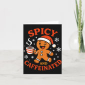 Scy Gingerbread Gecaffeïneerde Grappige Koffie Lie Kaart (Voorkant)