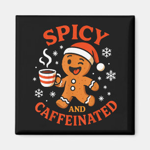 Scy Peperkoek Gecaffeïneerde Grappige Koffieliefhe Magneet