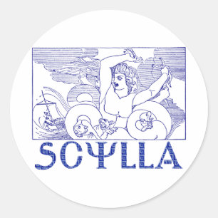 Scylla Ronde Sticker