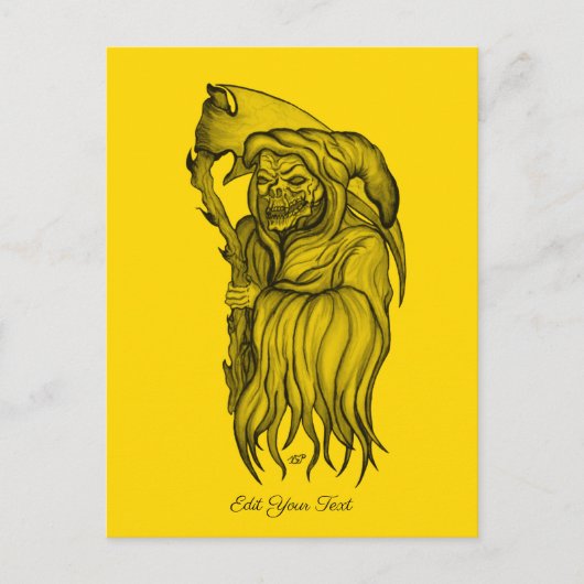 Scythe man - De Dood, de Raas Briefkaart (Voorkant)