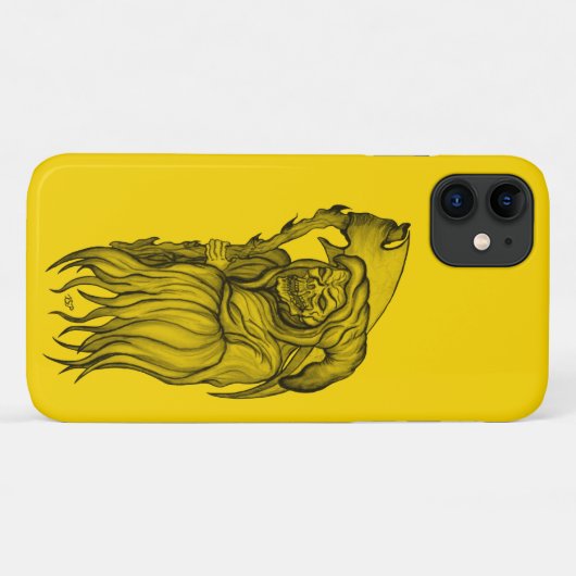 Scythe man - De Dood, de Raas Case-Mate iPhone Case (Achterkant (horizontaal))