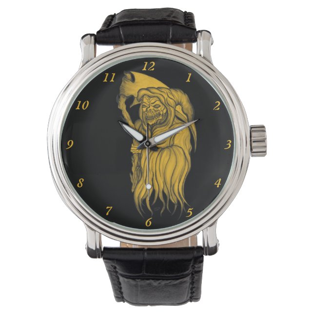 Scythe man - De Dood, de Raas Horloge (Voorkant)