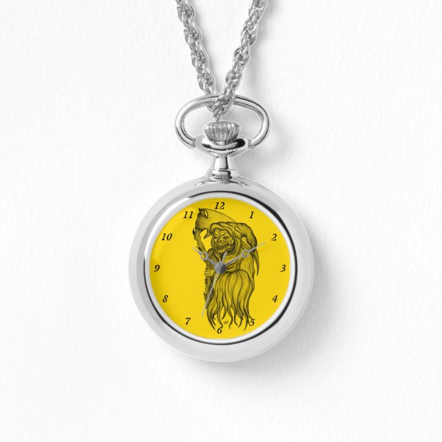 Scythe man - De Dood, de Raas Horloge (Voorkant)