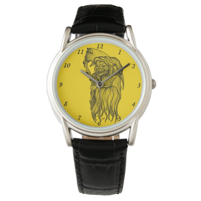 Scythe man - De Dood, de Raas Horloge (Voorkant)