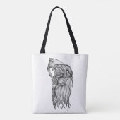 Scythe man - De Dood, de Raas Tote Bag (Achterkant)