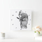 Scythe man - De Dood, de Raas Vierkante Klok (Huis)