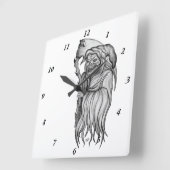 Scythe man - De Dood, de Raas Vierkante Klok (Hoek)