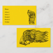 Scythe man - De Dood, de Raas Visitekaartje (Voorkant / Achterkant)