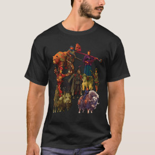 Scythe Pixel Board Game Cloding Tabletop Gaming T-shirt