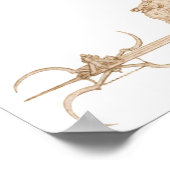 Scythed Chariot, Leonardo da Vinci Poster (Hoek)