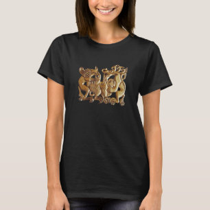 Scythisch dier Oude Bronstijd Artefact Anthro T-shirt