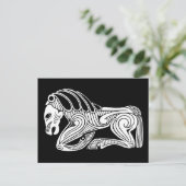 Scythisch paard briefkaart (Staand voorkant)