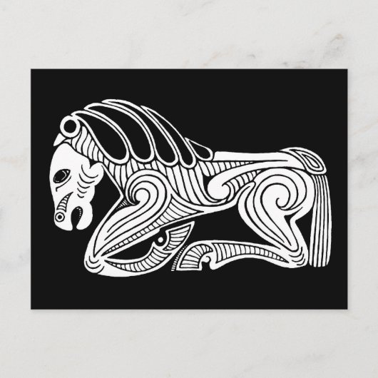 Scythisch paard briefkaart (Voorkant)