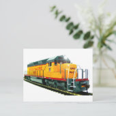 SD-40 Locomotief Briefkaart (Staand voorkant)