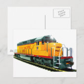 SD-40 Locomotief Briefkaart (Voorkant / Achterkant)