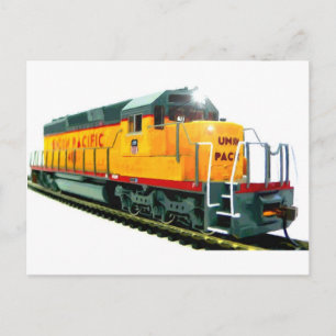 SD-40 Locomotief Briefkaart