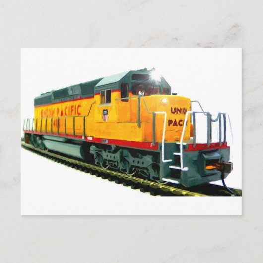 SD-40 Locomotief Briefkaart (Voorkant)