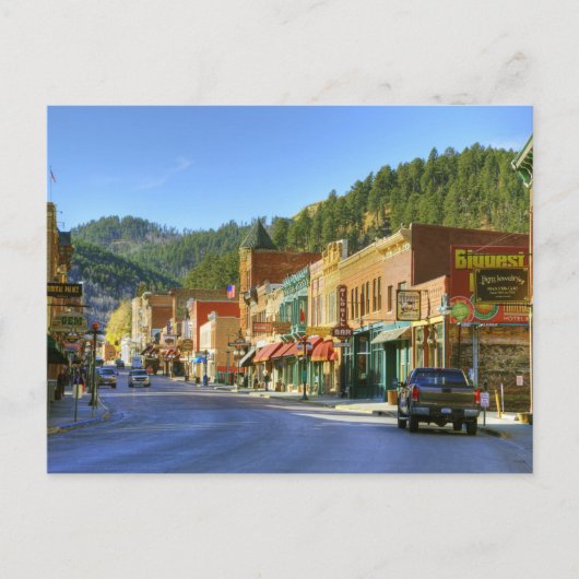 SD, Deadwood, Historic Gold Mining town Briefkaart (Voorkant)
