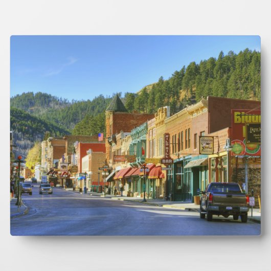 SD, Deadwood, Historic Gold Mining town Fotoplaat (Voorkant)