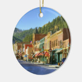 SD, Deadwood, Historic Gold Mining town Keramisch Ornament (Links)