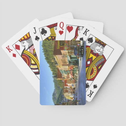 SD, Deadwood, Historische goudmijnstad Speelkaarten (Achterkant)