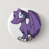 SD Furry Dragon - Onbeperkte kleuren Ronde Button 5,7 Cm (Voorkant)