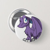 SD Furry Dragon - Onbeperkte kleuren Ronde Button 5,7 Cm (Voorkant /achterkant)