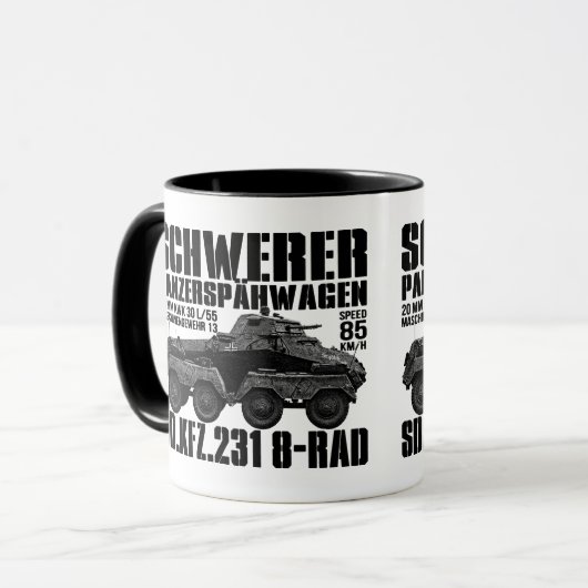 Sd.Kfz. 231 (8-Rad) Mok (Voorkant links)