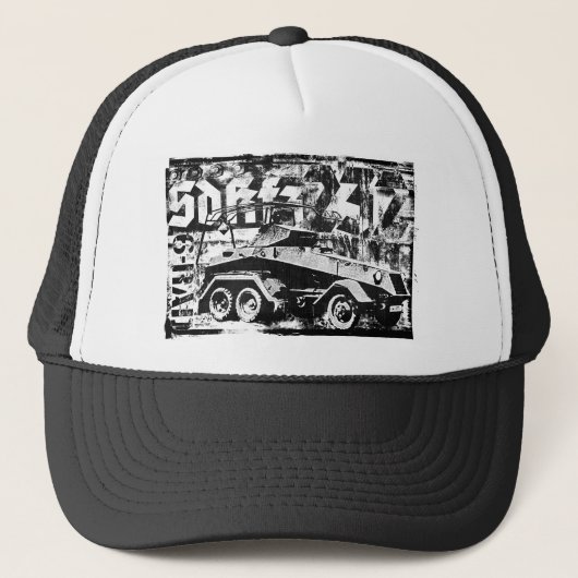Sd.Kfz. 232 (6-Rad) Trucker Hoed Pet (Voorkant)