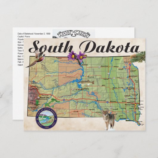 SD-statuskaart Briefkaart (Voorkant / Achterkant)