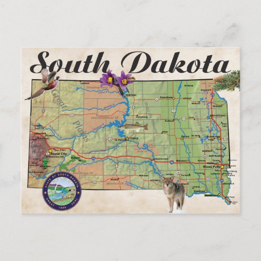 SD-statuskaart Briefkaart (Voorkant)