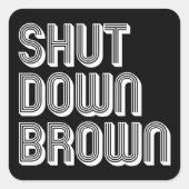 SDB Square Vierkante Sticker (Voorkant)