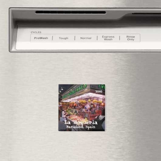 SDC10299, La Boqueria, Barcelona, Spanje, 2010 Magneet (Insitu (Vaatwasser))