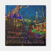 SDC-kerstfeest Midtown-groeten Magneet (Voorkant)